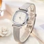 Đồng hồ sinh viên thạch anh phong cách Preppy Hình thùng đơn giản PU với Đồng hồ thạch anh wath26.5.10