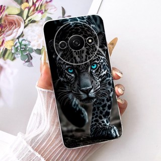 Dành Cho Xiaomi Redmi A3 A3x 4G Vỏ Rồng Sang Trọng Mát Hổ Sói Sư Tử Da Báo Động Vật In Bìa Mềm Cho Poco C61 C 61 Vỏ Điện Thoại