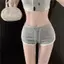 Quần Short thể thao thông thường màu đen mùa hè Hot Girl Quần Short siêu ngắn Hot