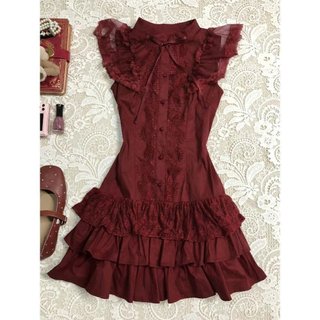 <![CDATA[Ｊｕｍｐｓｕｉｔ Ｖáｙ Ｂánh Phong Cách Tây Âu Retro Ren - Size Lớn]]>