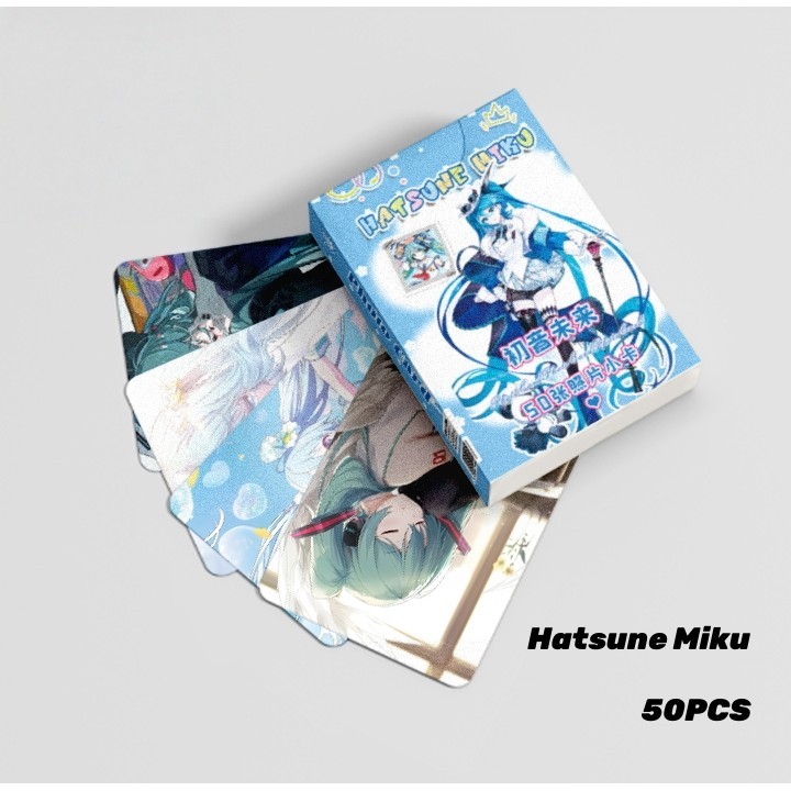 Bộ 50-92 Manga Manhwa Hatsune Miku Laser Holographic Lomo Cards Chân dung Jianghu: Kẻ xấu Countryhumans Photocard Hình ba chiều băng giá đầu tiên Bưu thiếp YM