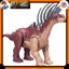 Mattel Jurassic World Big Action! Baryonyx Kids Figure Dinosaur Toy, Approximately 35.6cm Long, for Ages 4 and Up, Brown HTK80