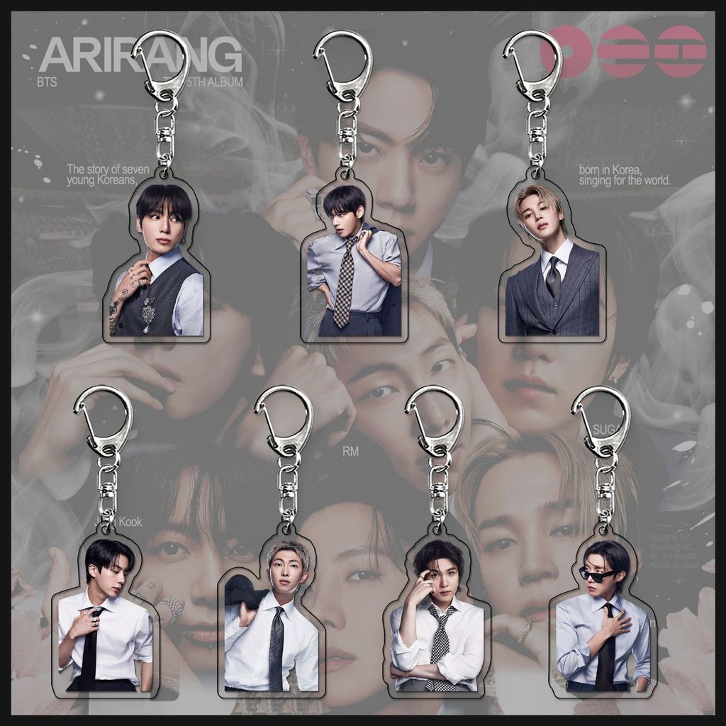 LINXX 1 Bộ ARIRANG Album Móc Khóa BTS Kpop Thần Tượng Người Hâm Mộ Quà Tặng Băng Đô Hàn Quốc Hàng Hóa Ngày Lễ Quà Cho Người Hâm Mộ Hallyu