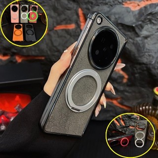 Ốp lưng vòng xoay từ tính hai trục cho OPPO Find N6 Bao da có chân đế