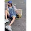 Quần Short Denim Oversized Hàn Quốc, Phù Hợp Mùa Xuân và Mùa Hè