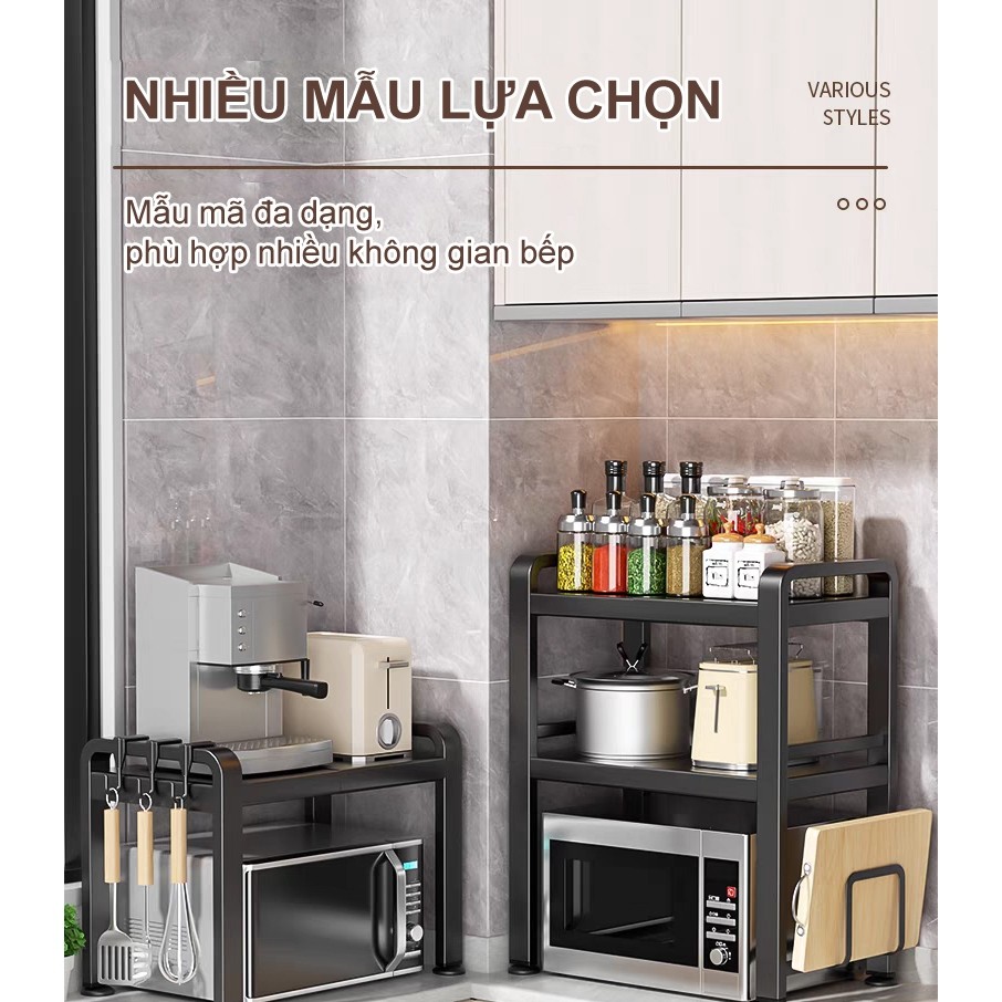 Kệ Lò Vi Sóng thép cacbon Có Thể Điều Kệ Để Lò Vi sóng nước và chịu nhiệt độ cao Kệ để đồ Đa năng