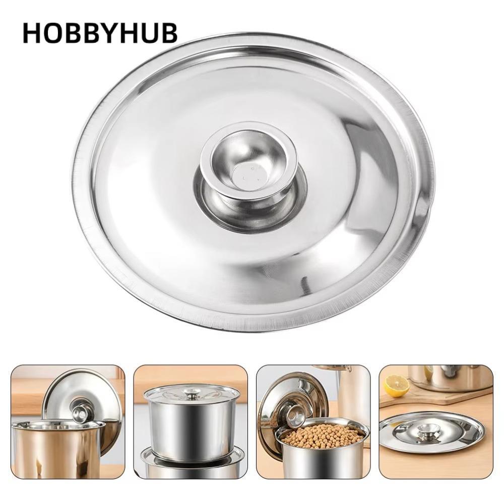Vỏ nồi nắp HOBBYHUB, Nắp nồi tròn dày đa năng, Vỏ nồi tròn thay thế bằng thép không gỉ 10-24cm Đồ dùng nhà bếp