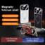 Sang Trọng Da Trơn Xoay Kim Loại Từ Tính Giá Đỡ Dành Cho iPhone 17 Pro Max 16 15 14 17Air Vỏ Bảo Vệ Camera Có Chân Đế