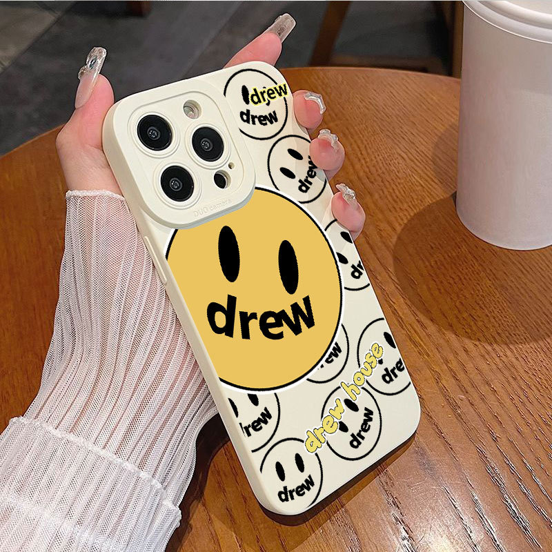 Ốp lưng iPhone họa tiết Drew silicone lỏng mềm mạidành cho iPhone X/XS/XR/11/12/13/14/15/16/17/Plus/Air/Pro/Max