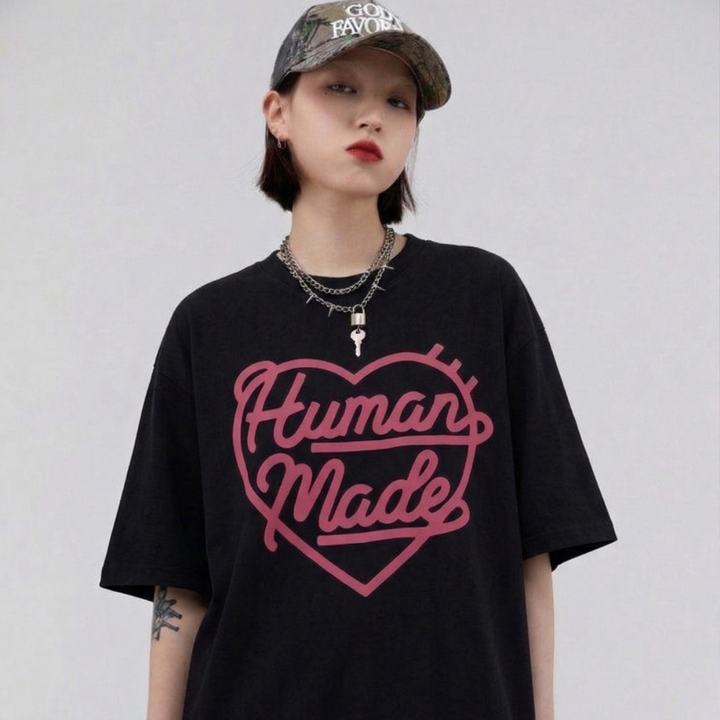 [Full Tag] Áo Thun HUMAN MADE Heart basic - 100% Cotton 250gsm cao cấp trẻ trung dễ thương