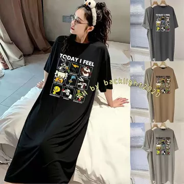 Bộ Đồ Ngủ Ngắn Bộ Đồ Ngủ Váy Mèo Bộ Sưu Tập Có Túi 4XL KT Bộ Đồ Ngủ Rời Size Lớn Loungewear Váy Ngủ Một Mảnh Bộ Đồ Ngủ Nhà Bộ Đồ Ngủ Có Thể We