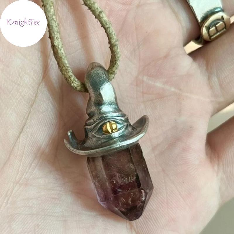 Mũ Phù Thủy và Mặt Dây Chuyền Pha Lê - Thiết Kế Độc Đáo, Thời Trang Cao Cấp