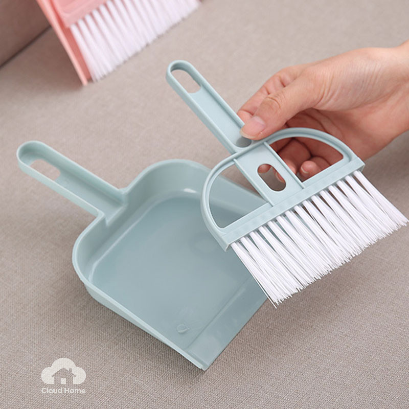🌤️COD🌤️Bộ Chổi Quét Bàn Mini, Chổi Quét Bàn Phím, Chổi Quét Máy Tính Để Bàn Siêu Nhỏ Tiện Lợi