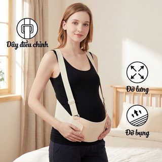 Đai hỗ trợ bụng cho bà bầu thoáng khí có thể điều chỉnh Hỗ trợ lưng Hỗ trợ bà bầu