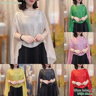 [Giao hàng nội địa] Evening Prom Cape - Khăn Choàng Voan Màu Trơn, Áo Khoác Thời Trang Nam Nữ