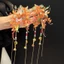 Chính Hãng Osmanthus Cổ Handmade Kính Phổ Biến Mũ Đội Đầu Kẹp Tóc Phù Hợp Với Hanfu Phong Cách Trung Hoa Phụ Kiện Tóc Bước Lắc