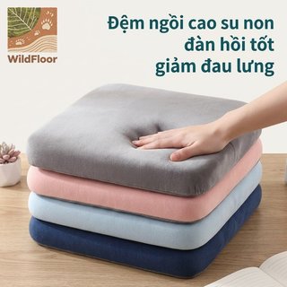 Memory Foam Seat Cushion Hỗ trợ thắt lưng Ghế văn phòng dày thoáng khí Sàn nhà thoải mái