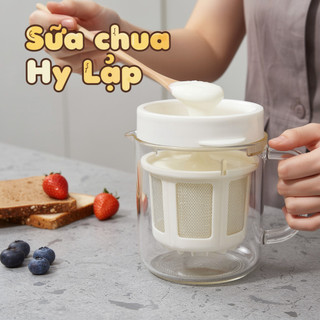 Bộ lọc sữa chua Hy Lạp Bộ lọc mịn Dung tích lớn Có thể tháo rời Dễ dàng làm sạch Giỏ nhỏ giọt 3 túi lọc