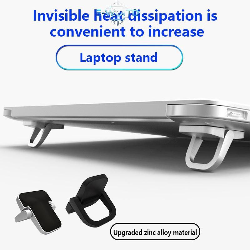E-WOITD 1 Chân Mini Di Động Cho Pro Huawei Xiaomi Notebook Nhôm Đế Hỗ Trợ Dụng Cụ Laptop Đứng Tản Nhiệt Cho Bàn Phím Giá Đỡ E-WOITD
