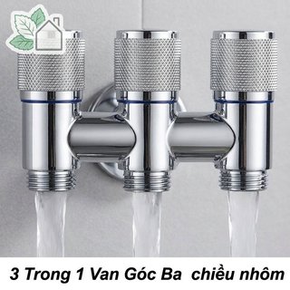 Van máy giặt ba chiều bằng thép không gỉ Vỏ đồng thau nhỏ gọn Phòng tắm giặt Ban công Tap
