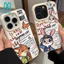 Ốp Lưng Cho Iphone 17 16 11 15 13 12 14 Pro Max 7 16 8 15 14 6 6s Plus 17AIR Phim hoạt hình bìa thỏ cáo dễ thương
