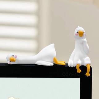 HUXUAN Dễ Thương 3D Nhựa Vịt Hình Hoạt Hình Động Vật Bàn Xe Bảng Điều Khiển Mini Trang Trí Quà Tặng RFT