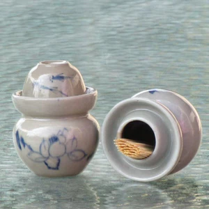 Tăm Tin Đẹp, Hộp Cotton Phong Cách Sang Trọng Giá Rẻ, Hộp Tăm Underglaze Sáng Tạo Cao Cấp, Phong Cách Retro Trung Hoa