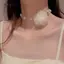 AqToCna Lãng Mạn Choker Hoa Ngọc Trai Nelace Nữ Cổ Dây Xích Hoa Nelace AqToCna