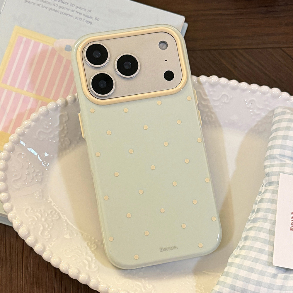 Ốp Điện Thoại Mềm Chấm Màu Cho iPhone 17 Pro Max 16 15 14 13 Vỏ Bảo Vệ Chống Sốc