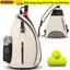 Túi đựng vợt Tennis SNUGHOUSE, Ba lô vợt Pickleball mạnh mẽ có thể đảo ngược, Dây kéo đóng cửa Dung tích lớn Túi mái chèo Pickleball bền Thiết bị tập thể dục