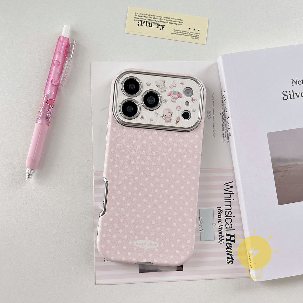 Phone Case For iPhone 17 Pro Max 16 15 14 TPU Kitty Aesthetic Korean Cute