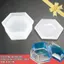 AqToCna Silicon Lục Giác Trang Sức Hộp Bảo Quản Khuôn Nhựa Đúc Khuôn Thủ Công DIY AqToCna