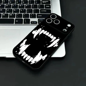 Ốp Điện Thoại TP-2 Rapper K-Ken C-Carson Cho IPhone 17 16 15 14 13 12 11 Pro Max Plus Mini Đen Mờ Vỏ Mềm Funda