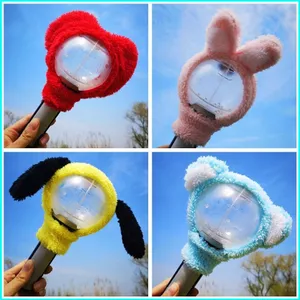 HT2 Kpop BTS BT21 Hoạt Hình Dễ Thương Sang Trọng Đầu Vỏ Đèn Dễ Thương Quân Đội Bom Lightstick Sang Trọng Đầu Bao Quà Tặng Cho Bé Gái C