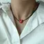 AqToCna Retro Thời Trang Dài Bện Dây Trái Tim Mặt Dây Chuyền Nelace Cho Nữ Niche Tối Giản Choker Trang Sức Quà Tặng Ngày Lễ Tình Nhân AqToCna