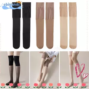 EBINLANDS 1 Đôi Tất Dài Đầu Gối, Trong Suốt Đơn Giản Thanh Lịch Nữ Trên Đầu Gối Tất, Hữu Ích Chống Móc Mùa Hè Thoáng Khí Bắp Chân