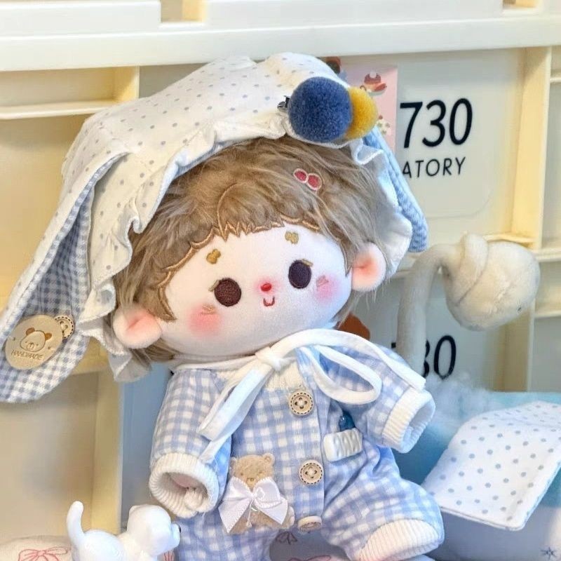 20cm Cotton Búp Bê Romper Gấu Dễ Thương Trang Phục Bộ Đồ Ngủ Bộ Không Thuộc Tính Sang Trọng Búp Bê Búp Bê Quần Áo
