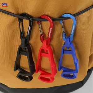 XOITOP 1 Kẹp Găng Tay Ngoài Trời Đa Năng Chống Rơi Móc Găng Tay Làm Việc Giá Đỡ Kẹp Chìa Khóa Kẹp An Toàn Dụng Cụ Cắm Trại VN