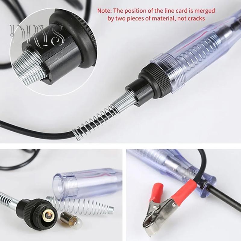 (TFT) Máy kiểm tra mạch điện áp Tru Sửa chữa tự động 6V / 12V / 24V Máy kiểm tra mạch ô tô Kiểm tra cao cấp Bút thăm dò bóng đèn Công cụ chẩn đoán bóng đèn MỚI