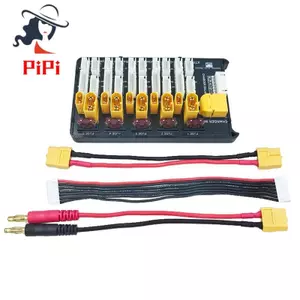 Bảng sạc pin RC Lipo XT30- Sạc song song để hỗ trợ 5 gói Lipo 2S-6S với cầu chì an toàn