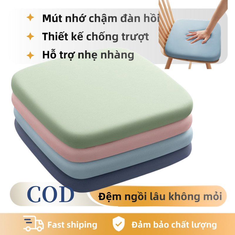 Đệm Ngồi Cao Su Non Siêu Đàn Hồi – Thoáng Khí, Giảm Ê Mông, Lý Tưởng Cho Dân Văn Phòng, Học Sinh, Lái Xe, Ngồi Bệt