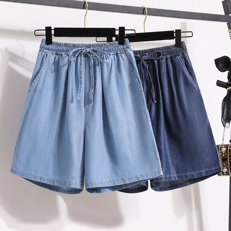 Quần short Denim nữ mùa hè thời trang mới, xu hướng quần năm phần tư giản dị và thoải mái