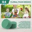 10 Chiếc Đám Cưới Aisle DIY Craft Sắp Xếp Hoa Thấm Hút Nước Sân Vườn Nhà Bọt Hoa Xanh -Giữ Gạch Tròn