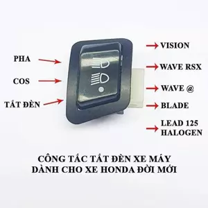 Công tắc đèn xe máy 3 chế độ pha-cos-tắt đèn xe wave A,rs,110,rsx-futrure-vision