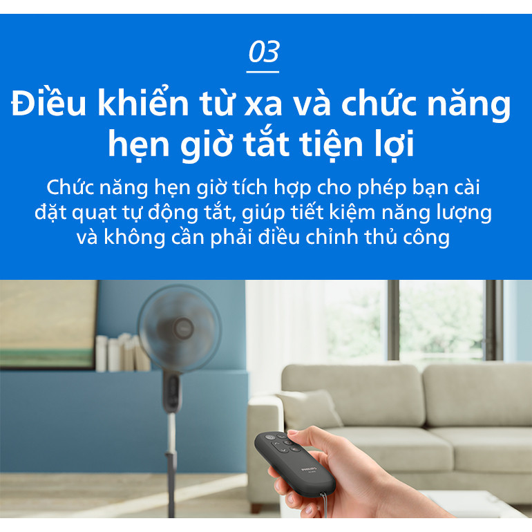 Quạt Đứng Philips CX1520/01 Bền Bỉ, Sang Trọng Chạy Êm | Hàng Chính Hãng BH 24 Tháng