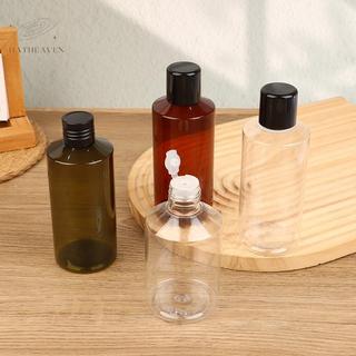 [hatheaven] 50 / 75 / 100 / 150 / 200ml Chai Bóp Nhựa Có Nắp Núm Sữa Dưỡng Da PET Chai Dầu Gội Có Thể Đổ Lại Hộp Đựng Mẫu Mỹ Phẩm Rỗng Đẹp