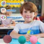 < Pluscloth > Đồ chơi Fidget bóng từ tính bằng silicon – Đồ chơi để bàn cảm giác giảm căng thẳng dành cho nam giới Thanh thiếu niên Máy quay cầm tay văn phòng yên tĩnh để giảm sự tập trung và lo âu Bóng silicon Fidget
