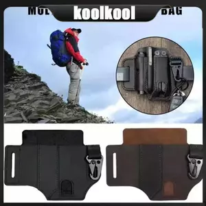 Kool Hoạt động ngoài trời Túi thắt lưng Da PU Túi đựng dụng cụ Bảo trì thợ điện Túi thắt lưng