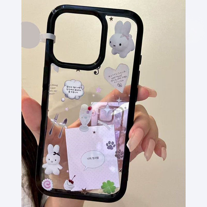 Ốp Lưng Cho IPhone 11 17 16 15 13 14 12 Pro Max AIR 16 15 Plus XR XS Max Vỏ trong suốt Acrylic ngọt ngào tươi mát | BigBuy360 - bigbuy360.vn