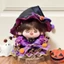 20cm Quần Áo Trẻ Em Halloween Phù Thủy Nhỏ Ba Mảnh Bộ Quần Áo Búp Bê Cotton Bộ Búp Bê Búp Bê Trang Phục